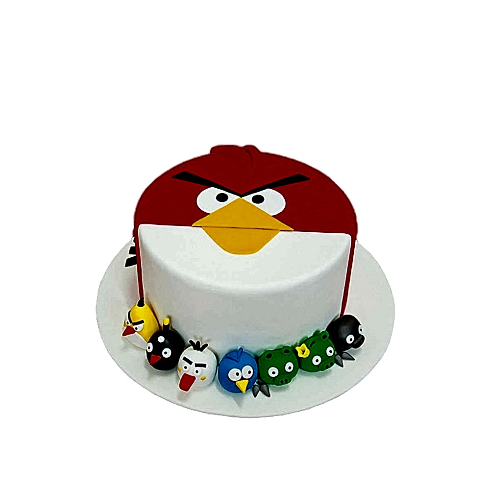 Angrybirds Temalı Pasta