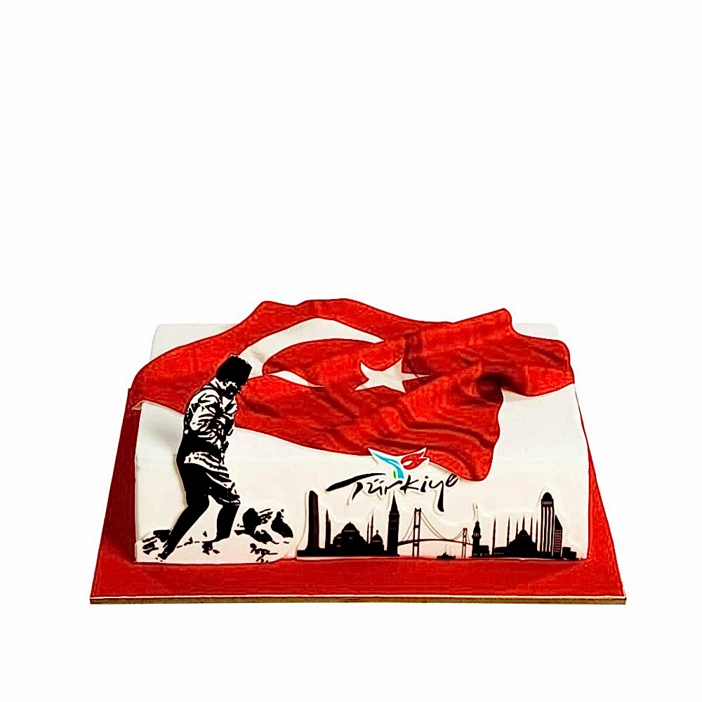 Atatürk Temalı Pasta