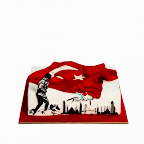 Atatürk Temalı Pasta