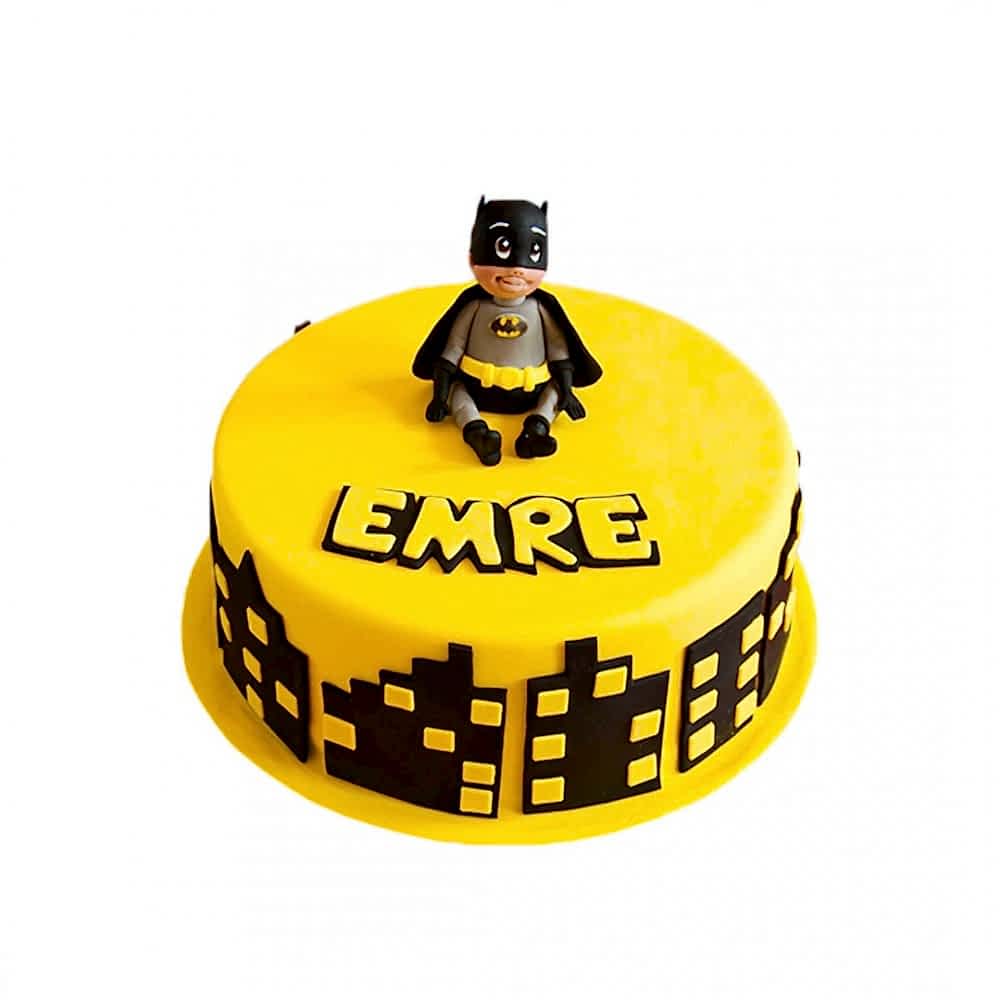 Batman Temalı Çocuk Pasta