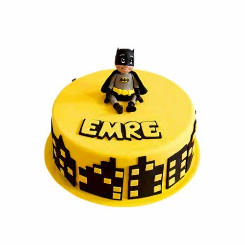 Batman Temalı Çocuk Pasta