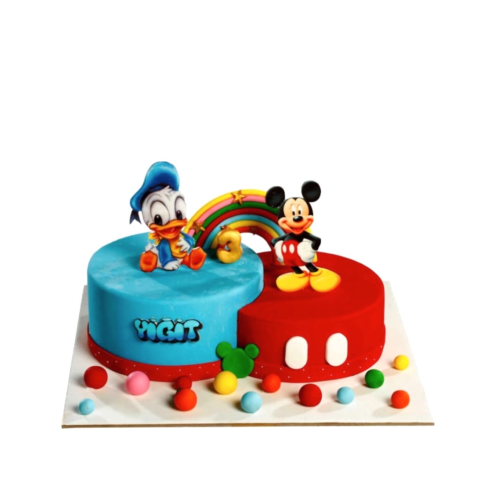 Disney Temalı Çocuk Pasta