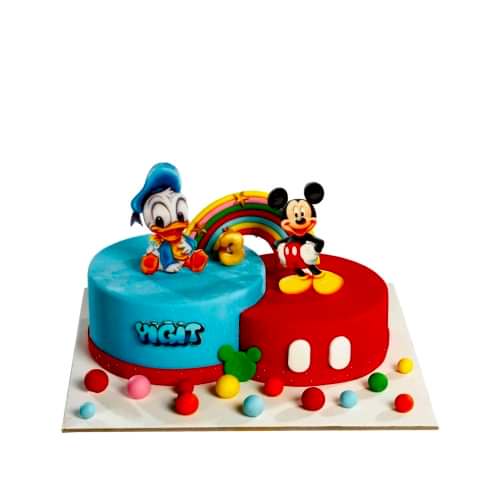 Disney Temalı Çocuk Pasta