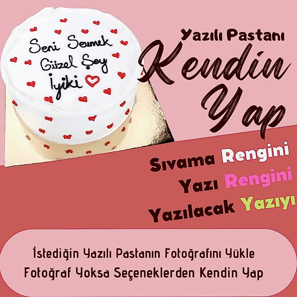 Özel Yazılı Pasta Oluştur
