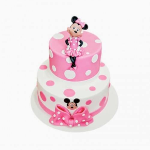Pembe Minnie Mouse Pasta