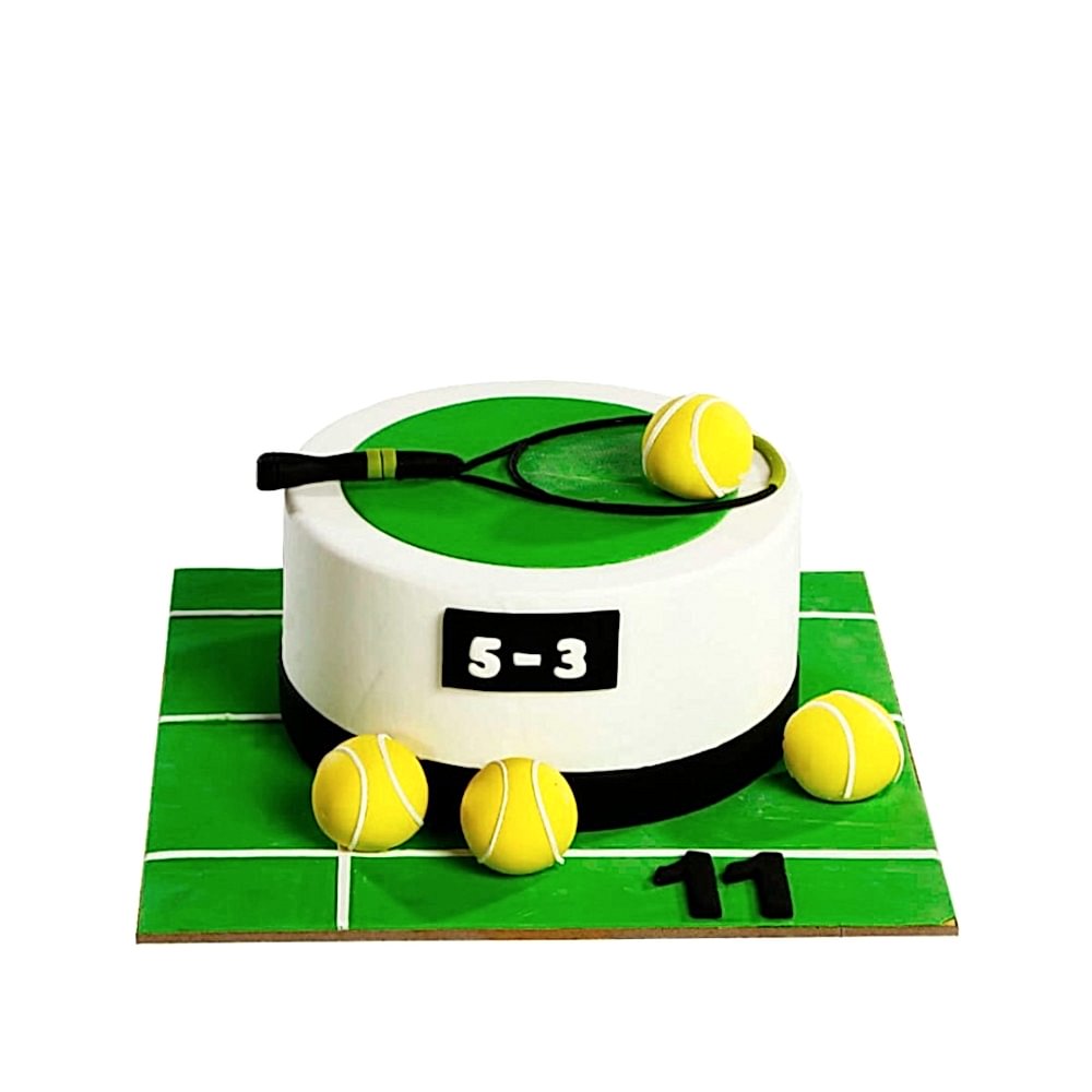 Tenis Temalı Pasta