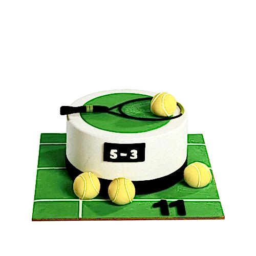 Tenis Temalı Pasta