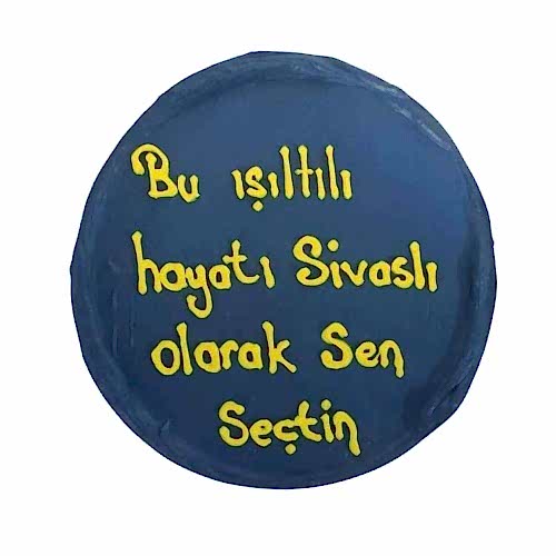Yazılı Pasta 4